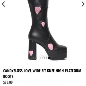Lamoda Pink Heart Boots
